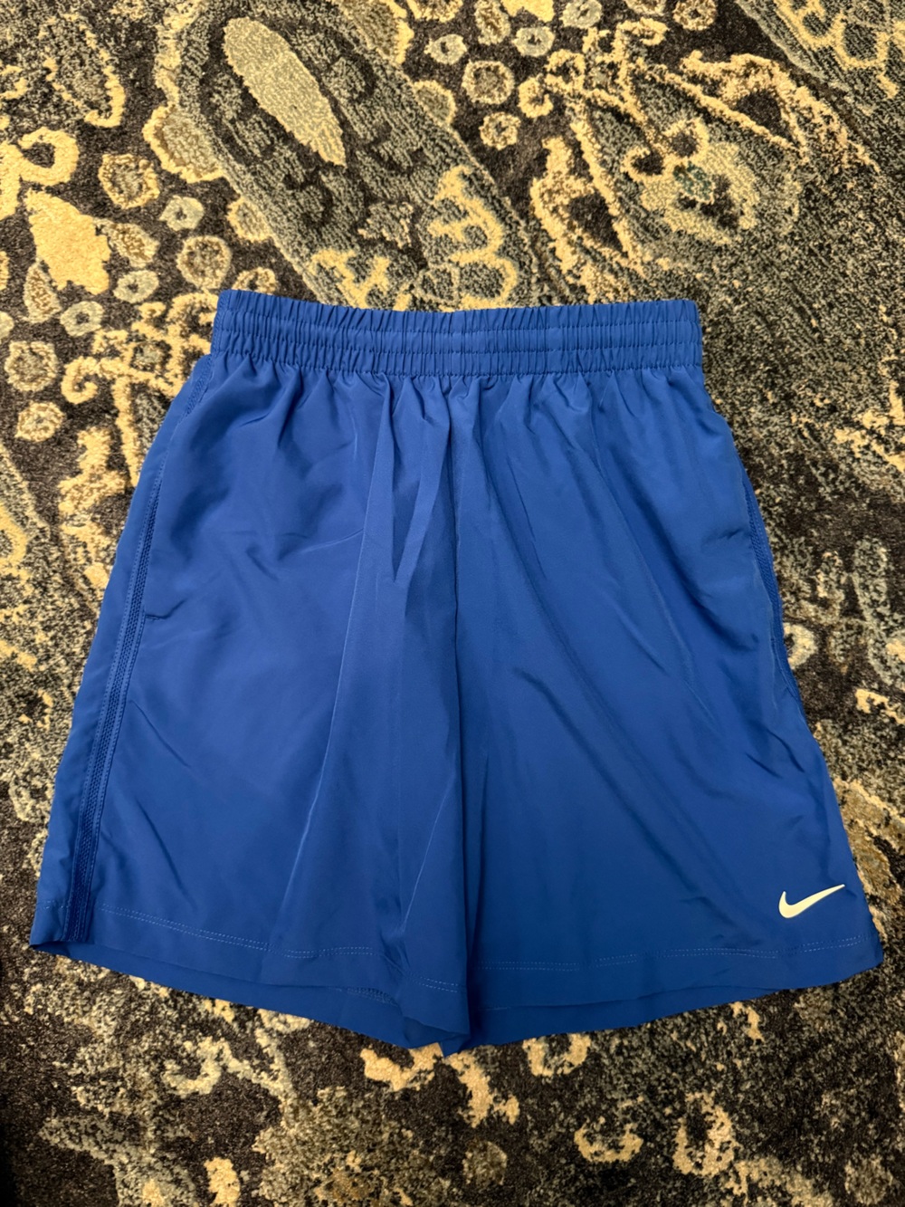 Nike Blue Athletic shorts with Elastic Waist